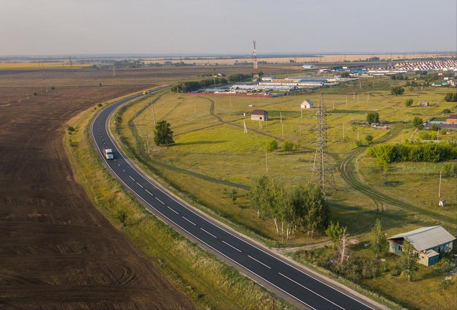 Самарская область, автодорога Тольятти -Узюково